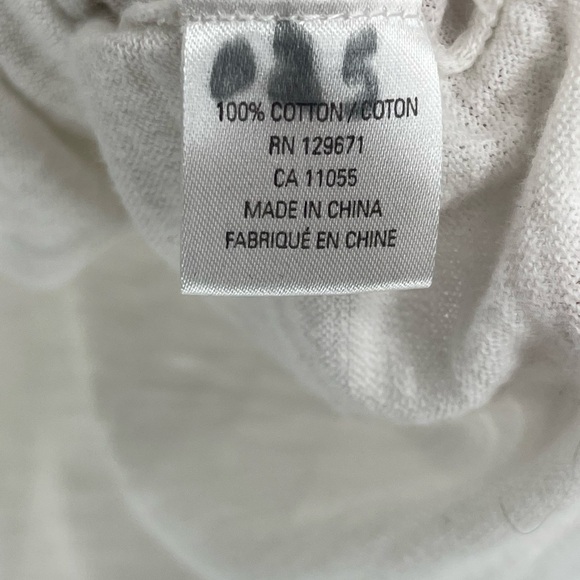 360 Sweater White Arwen Cotton Tie Tank Size Medium - Picture 9 of 9